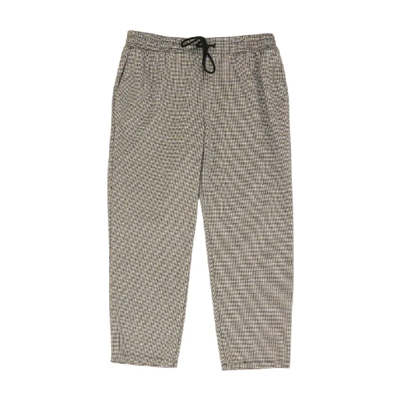 Multi Check Pants Stretch Fit Pants