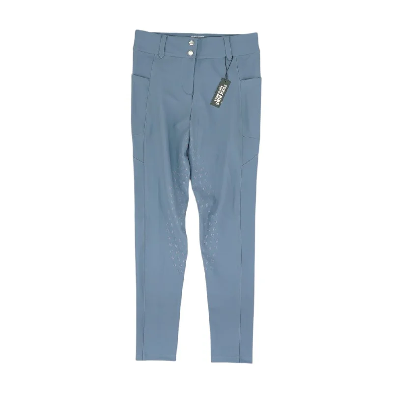 Blue Solid Active Pants Comfortable Denim Pants