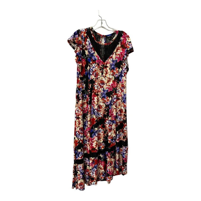 Dress Casual Maxi By Torrid In Pink & Red, Size:1X Tunics Ceremony elegant