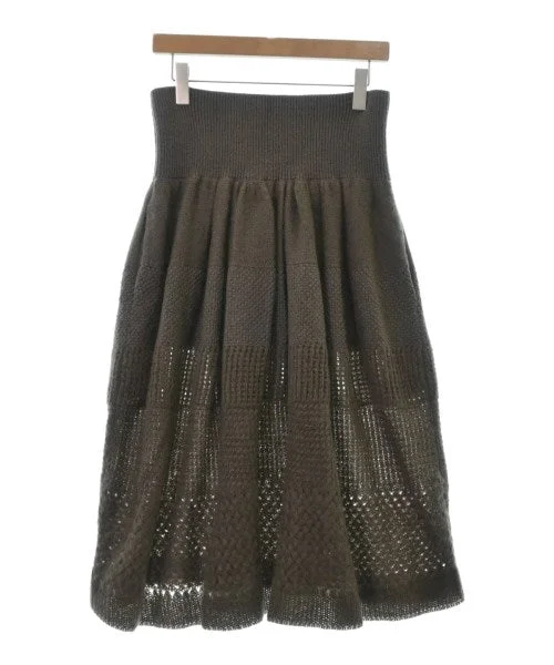 HERMES Long/Maxi length skirts denim skirt stylish