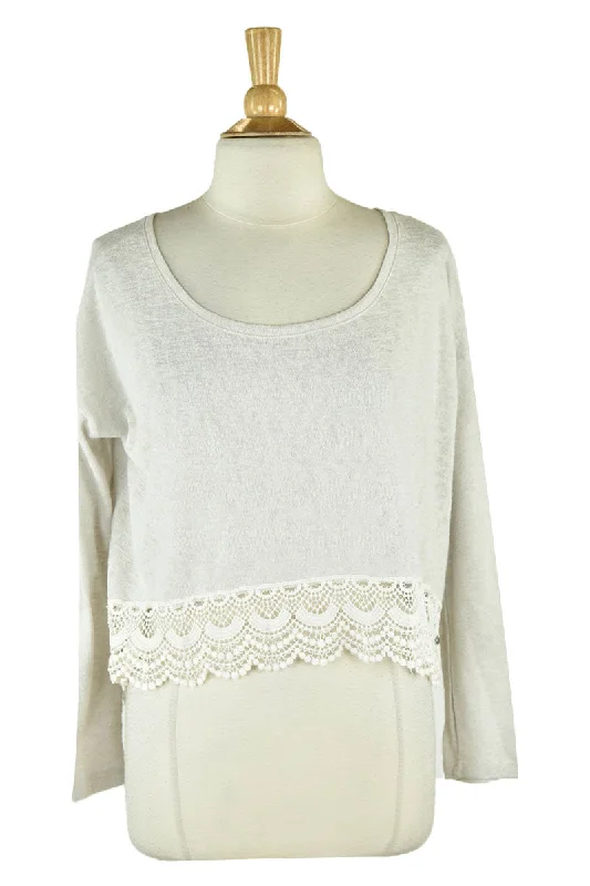 Abercrombie & Fitch Sweater Glossy Satin Silk