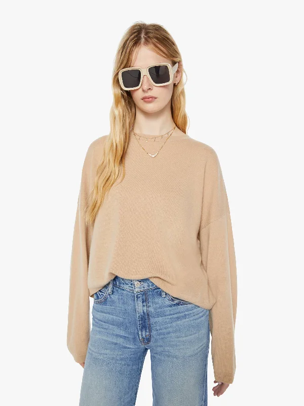 XiRENA Lela Sweater - Camel Front Pockets Side Pockets Patch Pockets