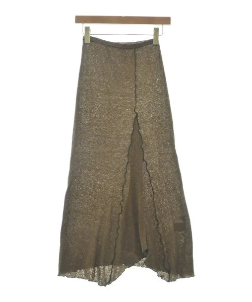 TODAYFUL Long/Maxi length skirts wool skirt sturdy