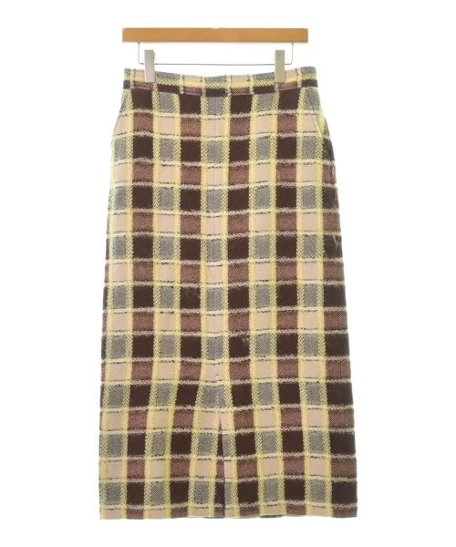 SLOBE IENA Long/Maxi length skirts leather skirt refined