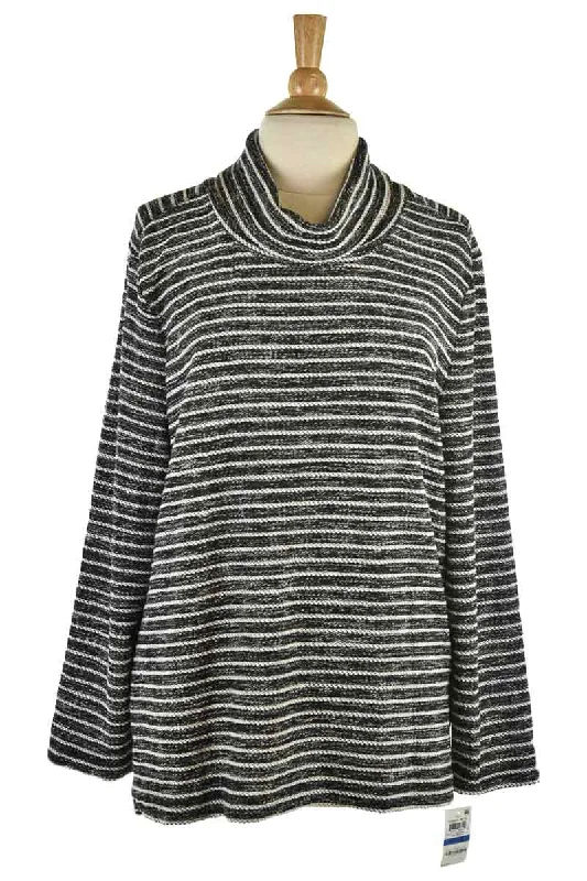 Karen Scott Sweater Faux Fur Fabric Real Fur Fabric Shearling Fabric