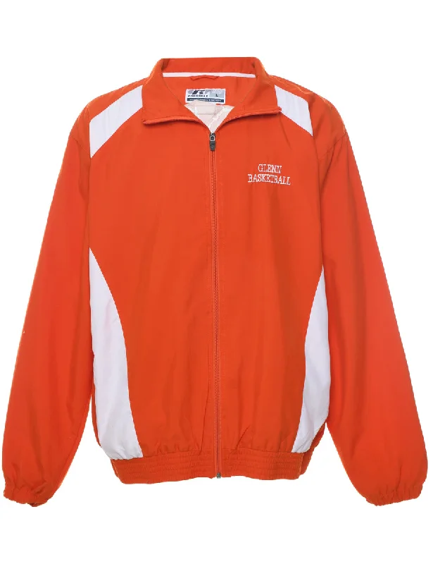 Russell Athletic Jacket - L Front Pockets Side Pockets Patch Pockets