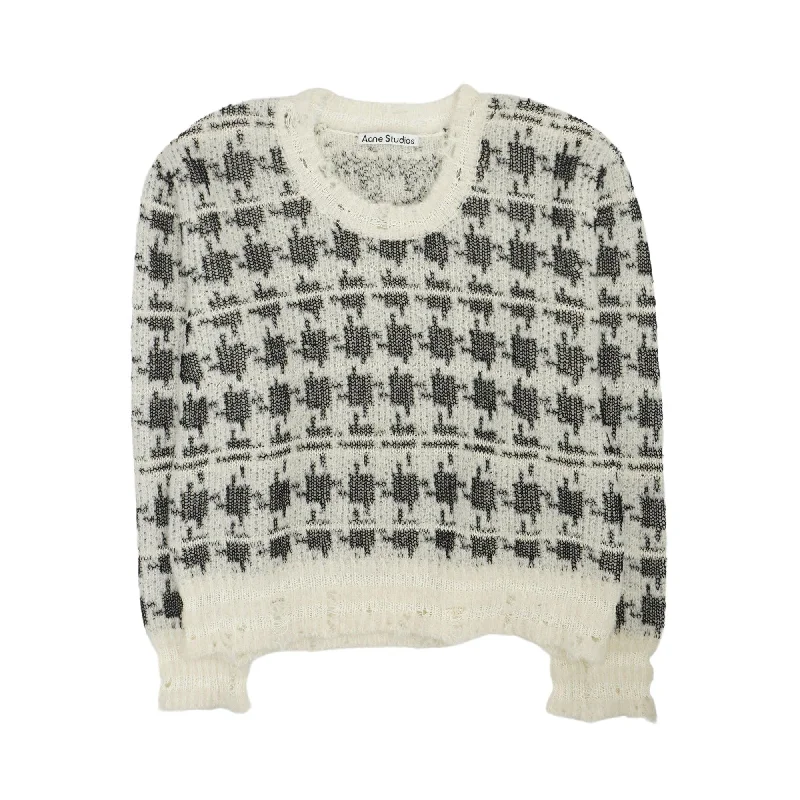 Acne Sweater - Women's XS Mesh Fabric Canvas Fabric Denim Fabric