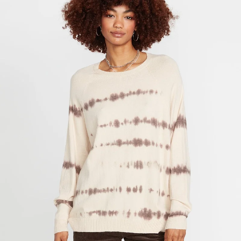 Volcom I Dye 4 This Sweater Boat Neck Shawl Collar Notched Collar