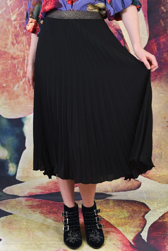 Mila Skirt - Black maxi skirt elegant