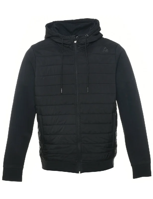 Reebok Puffer Jacket - M Hoodie Zip-Up Jacket Button-Up Jacket