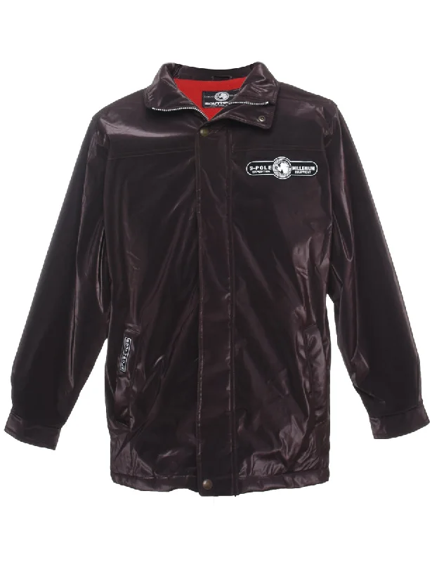 South Pole Zip-Front Jacket - L Nylon Jacket Polyester Jacket Spandex Jacket