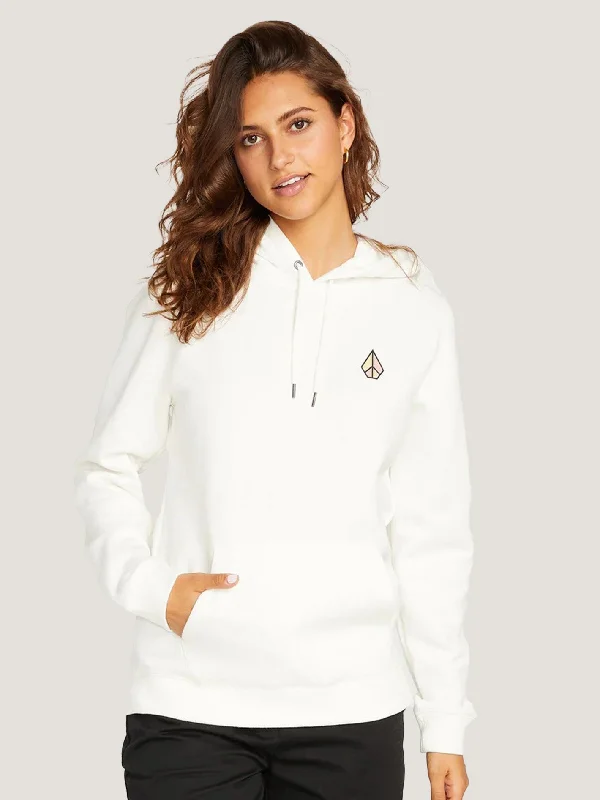 SWEATER VOLCOM GIRLS MUJER TRULY DEAL HOODIE Denim Fabric Leather Fabric Suede Fabric