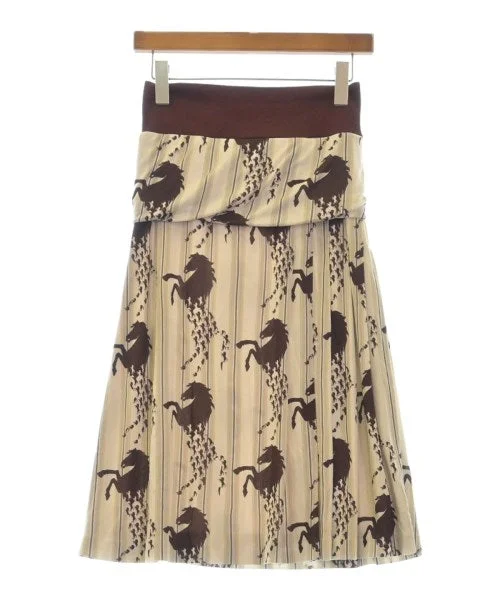 Chloe Knee length skirts denim skirt fashionable