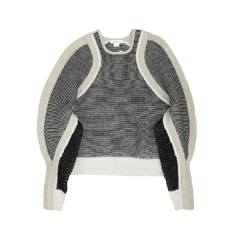 Helmut Lang Sweater - Women's S Terry Blend Velvet Blend Canvas Blend
