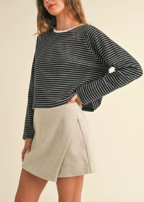 Solo Stripe Sweater Modern Contemporary Chic