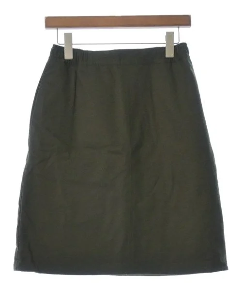 URBAN RESEARCH Sonny Label Knee length skirts silk skirt sleek
