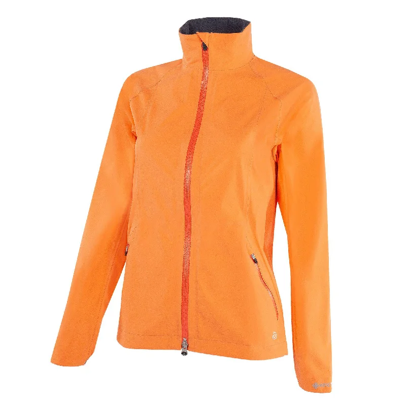 Adele - Waterproof golf jacket Embroidered Jacket Appliqued Jacket Beaded Jacket