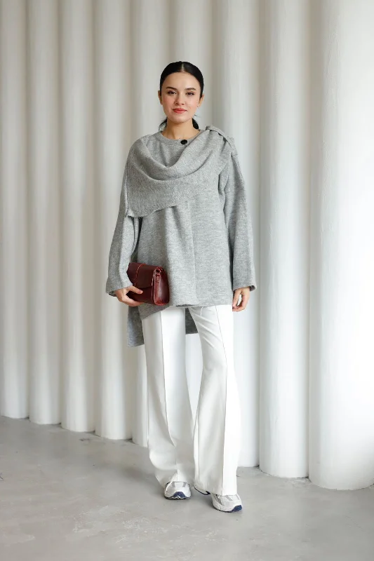 Sweater 25-824 Silk Blend Satin Velvet