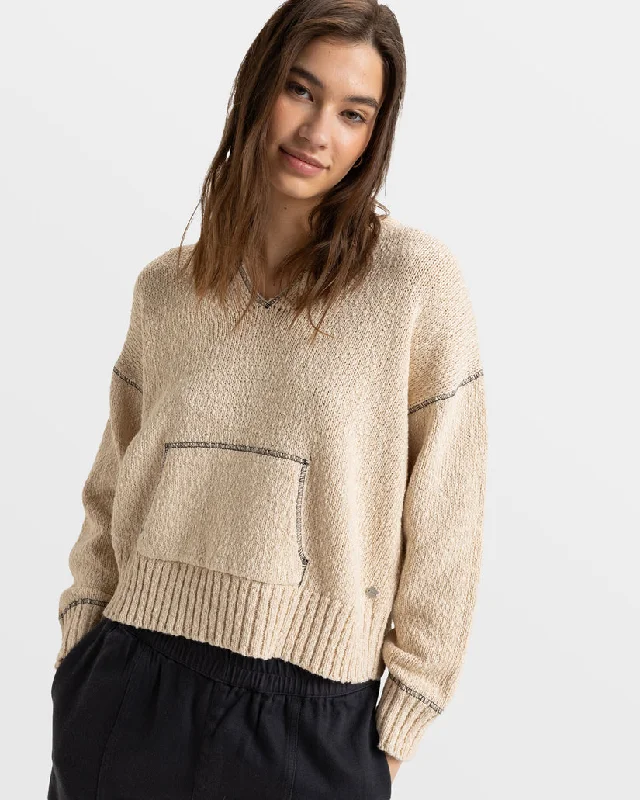 Roxy Oasis Discovery Sweater Elegant Classic Vintage