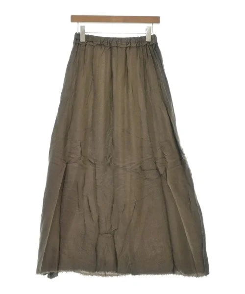 SHENERY Long/Maxi length skirts leather skirt refined