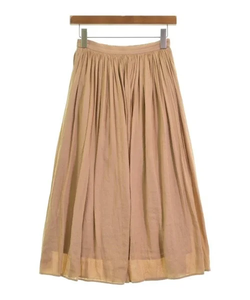 PARLMASEL Long/Maxi length skirts linen skirt airy