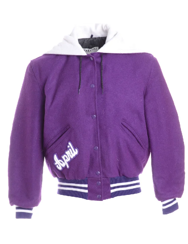 Purple Team Jacket Denim Jacket Leather Jacket Suede Jacket