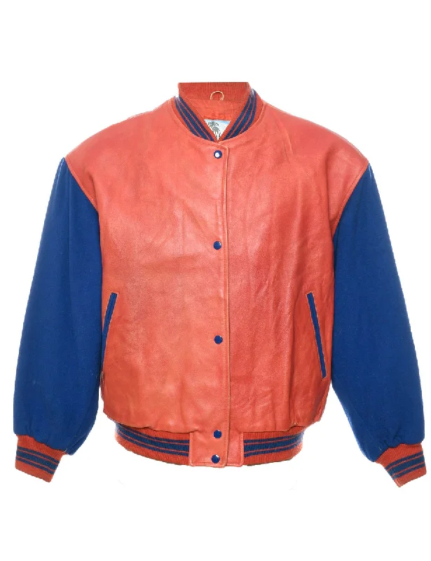 Red Team Jacket - L Wool Fabric Cashmere Fabric Tweed Fabric
