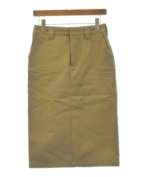 HYKE Knee length skirts corduroy skirt durable