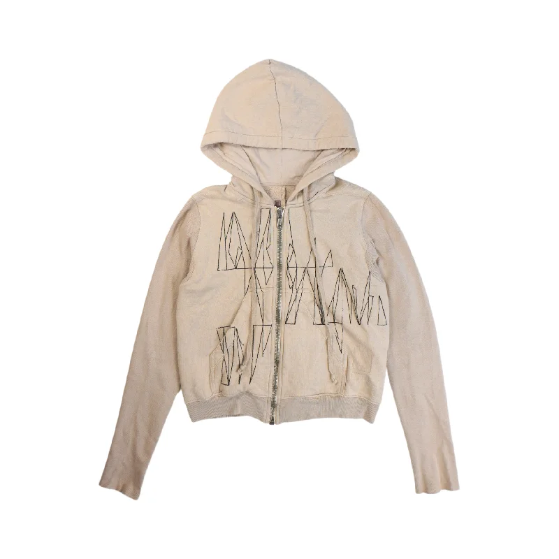 Rick Owens Zip-Up Sweater - Women's S Thin Thick Dense