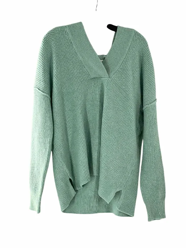 Aerie Size SP Teal NWT Sweater Cable Knit Ribbed Knit Lace Knit