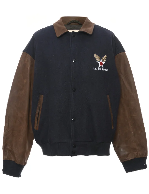 Patchwork Team Jacket - L Nylon Jacket Polyester Jacket Spandex Jacket