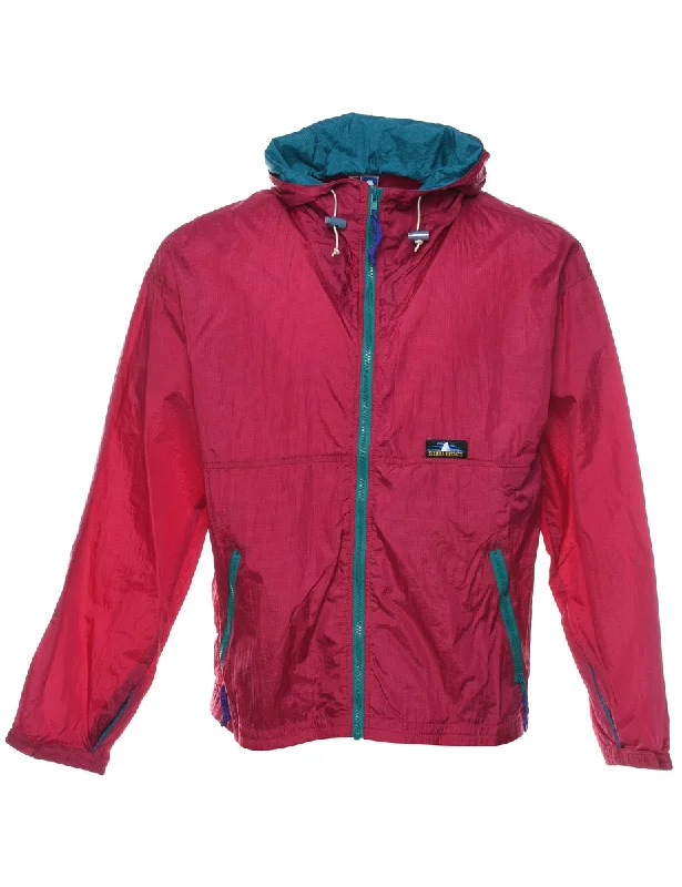 Pink Jacket - M Toggled Jacket Drawstring Jacket Belted Jacket