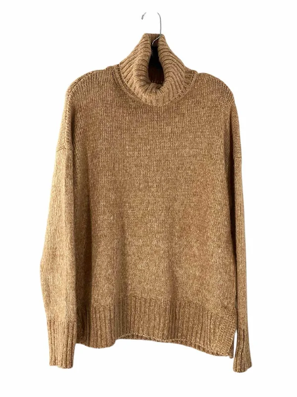 Banana Republic Size M Beige Sweater Plaid Sweater Polka Dot Checkered