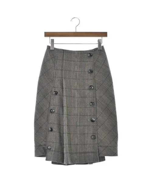 Chloe Knee length skirts cashmere skirt plush