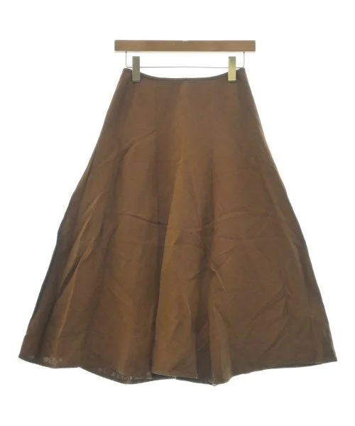 SACRA Knee length skirts silk skirt lustrous