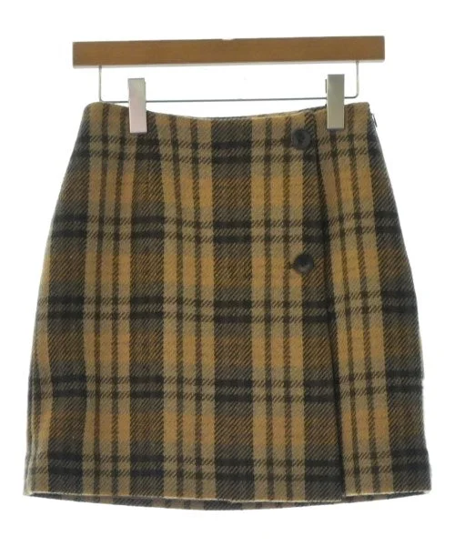URBAN RESEARCH Mini skirts leather skirt refined