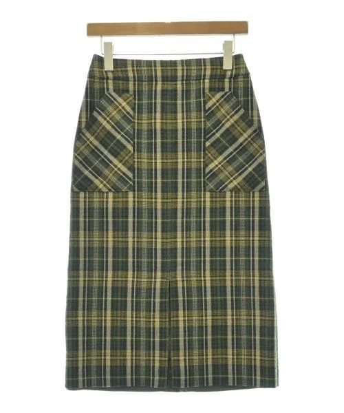 ROSSO Knee length skirts chiffon skirt floaty