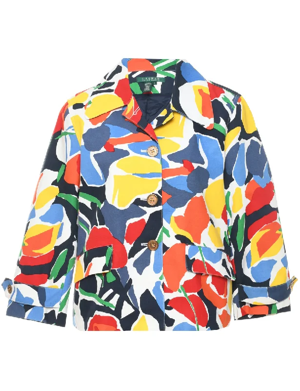 Ralph Lauren Jacket - L Snapped Jacket Toggled Jacket Drawstring Jacket