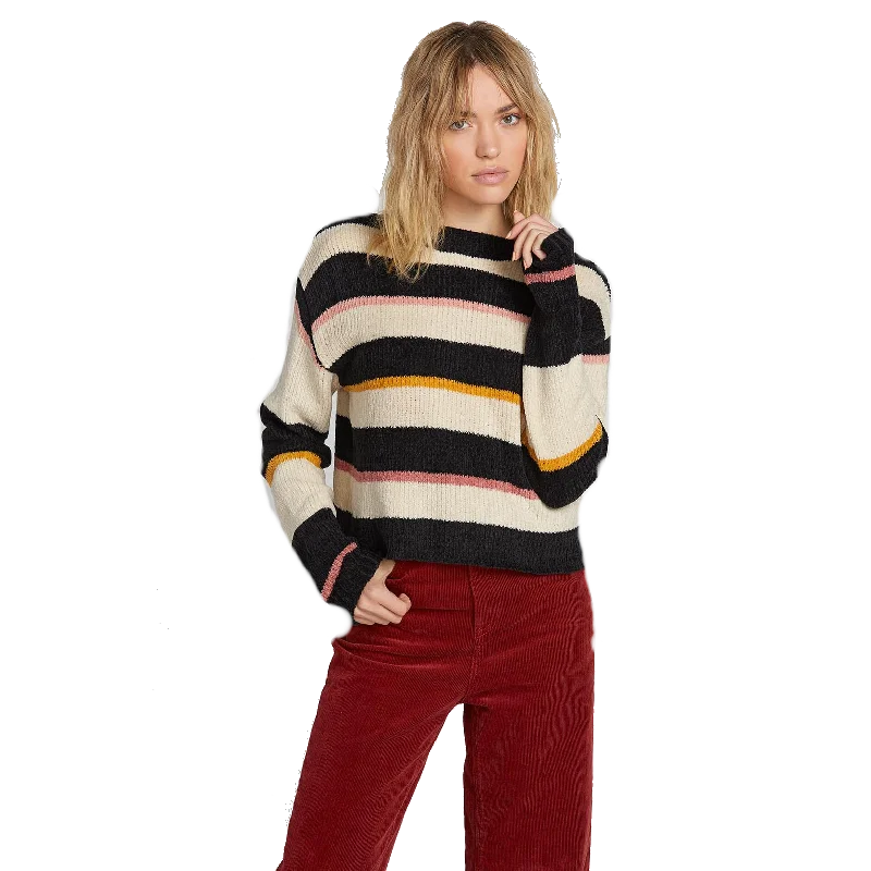Volcom Madame Shady Sweater Iron Safe Non-Iron Wrinkle Free