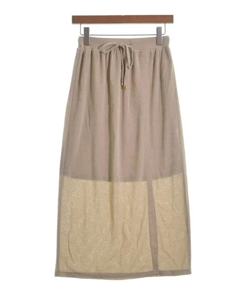 le coeur blanc Long/Maxi length skirts leather skirt sleek