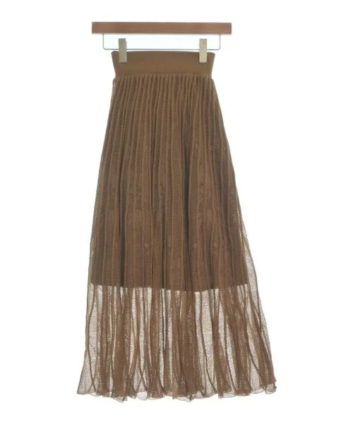 Mame Kurogouchi Long/Maxi length skirts leather skirt sleek