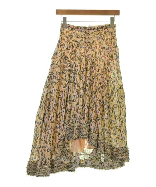 Chloe Long/Maxi length skirts linen skirt natural