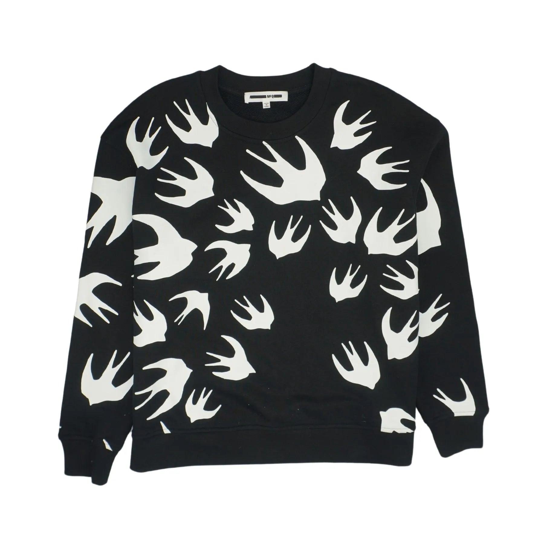 McQ by McQueen Crewneck Sweater - Women's S Collared Crew Neck Turtle Neck