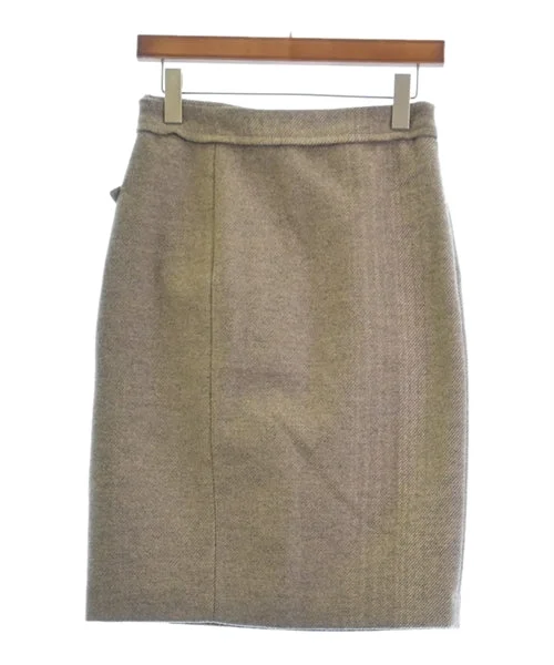 STEPHAN SCHNEIDER Knee length skirts leather skirt refined