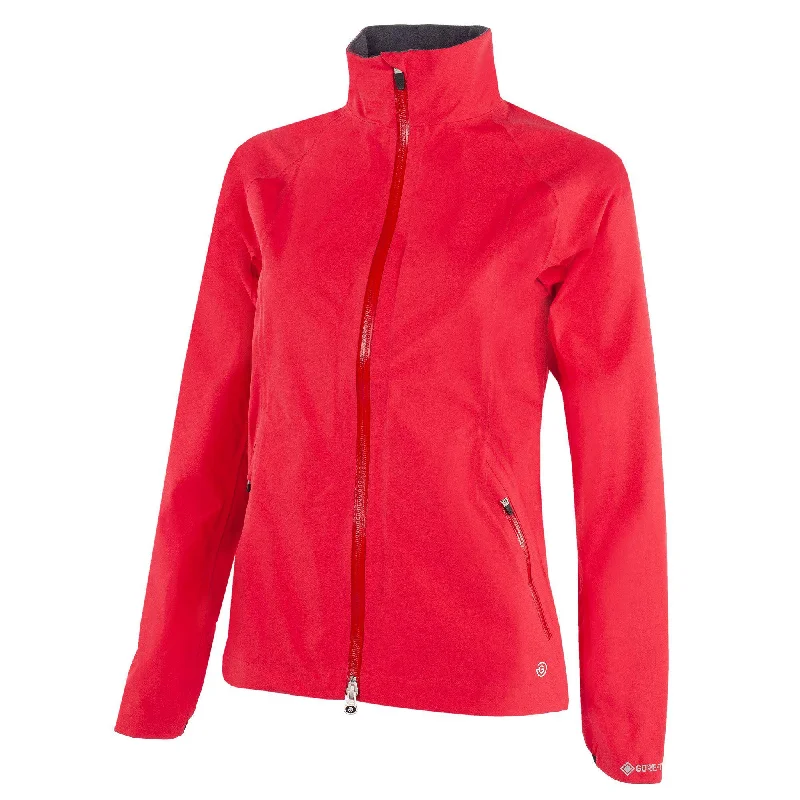 Adele - Waterproof golf jacket Tailored Jacket Straight Jacket A-Line Jacket