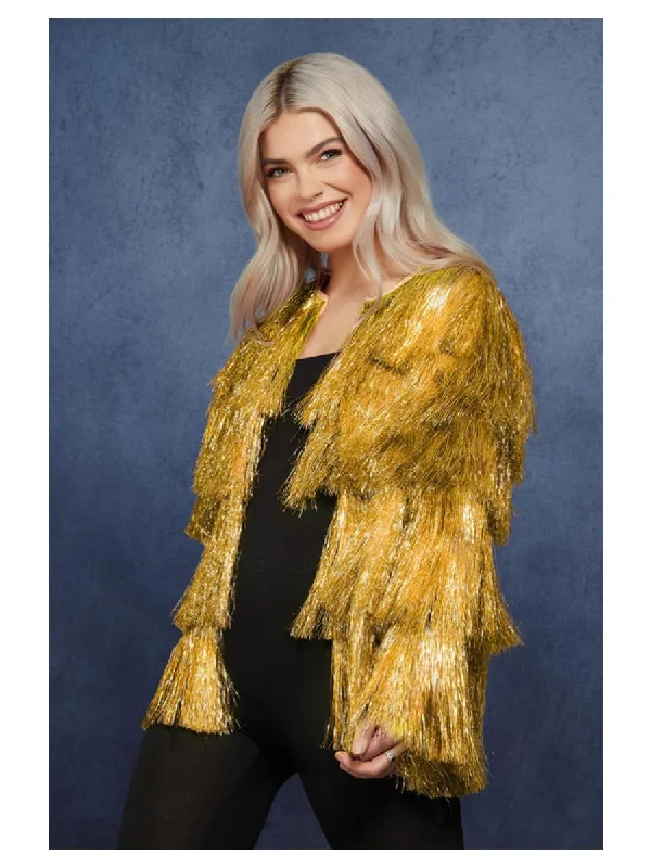 Tinsel Festival Jackets Zippered Jacket Buttoned Jacket Snapped Jacket