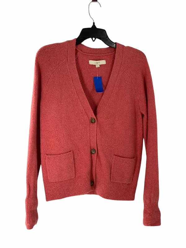 Loft Size S Coral Sweater Slim Fit Regular Fit Oversized