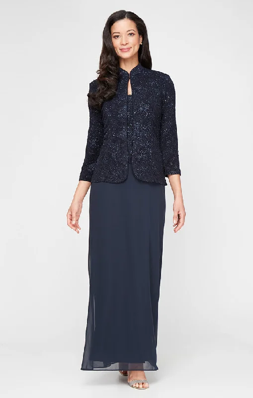 Glitter Jacquard Knit Jacket Dress with Mandarin Neckline Notch Collar Jacket Peter Pan Collar Jacket Cowl Neck Jacket