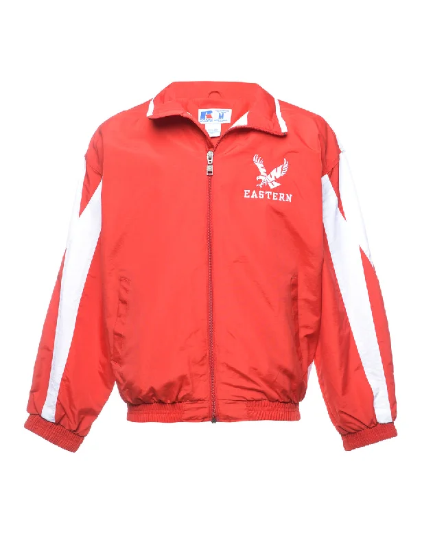 Russell Athletic Nylon Jacket - L Knit Jacket Woven Jacket Fleece Jacket