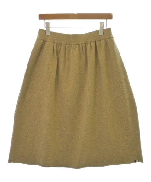 extreme cashmere Knee length skirts linen skirt light